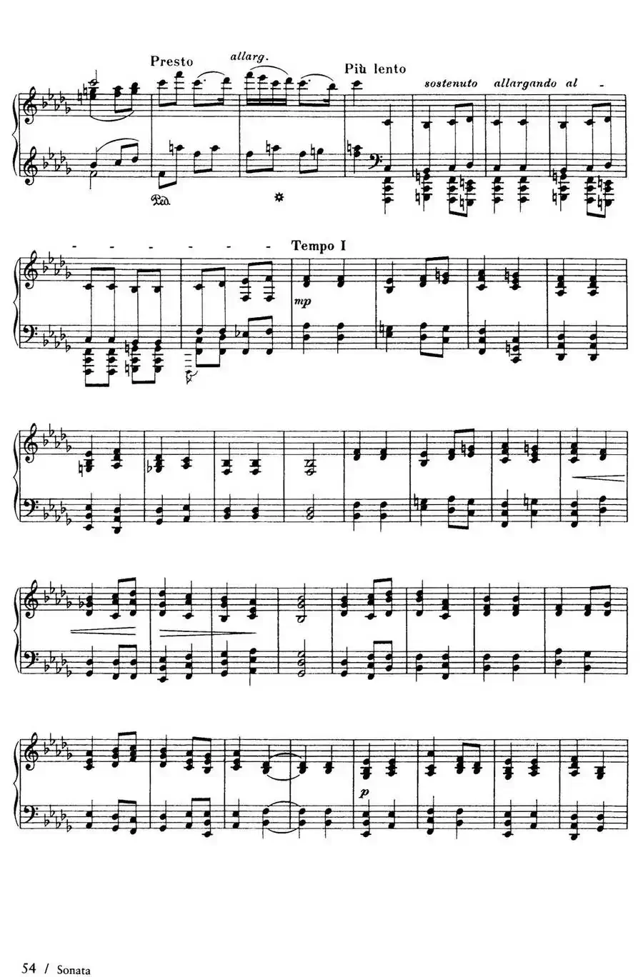 Piano Sonata in F Maj Op·12(F大调钢琴奏鸣曲·第二乐章)
