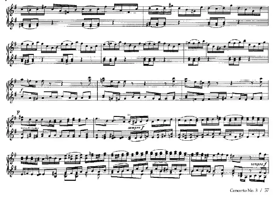 Brandenburg Concerto No.3 in G Major BWV.1048(G大调第三勃兰登堡协奏曲·四手联弹版)