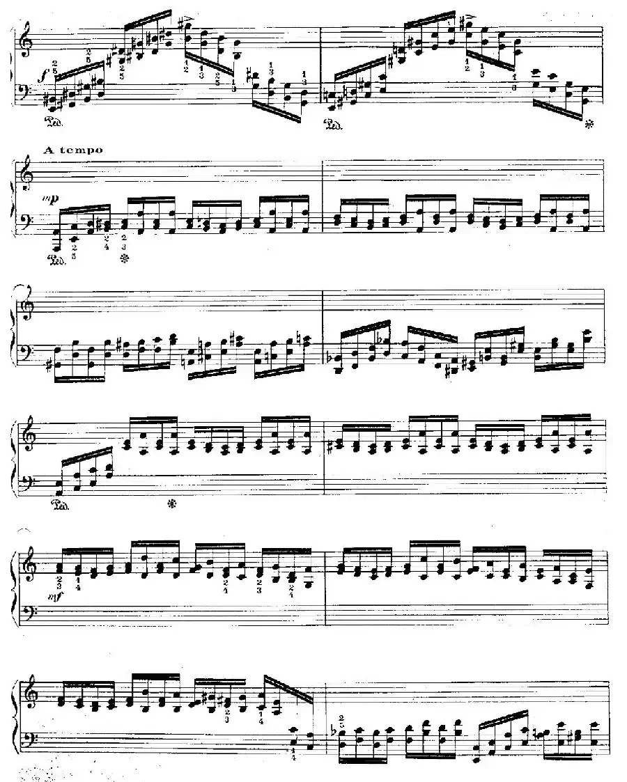 12 Etudes For The Left Hand Op.92 No.3(12首为左手而作的钢琴练习曲)