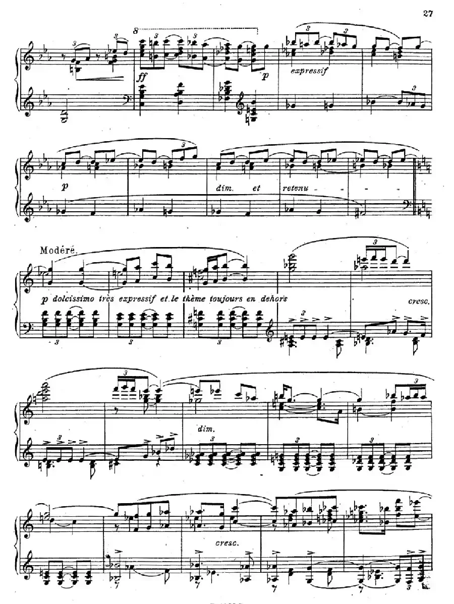 Sonate Romantique Op.3(浪漫奏鸣曲·Ⅲ)
