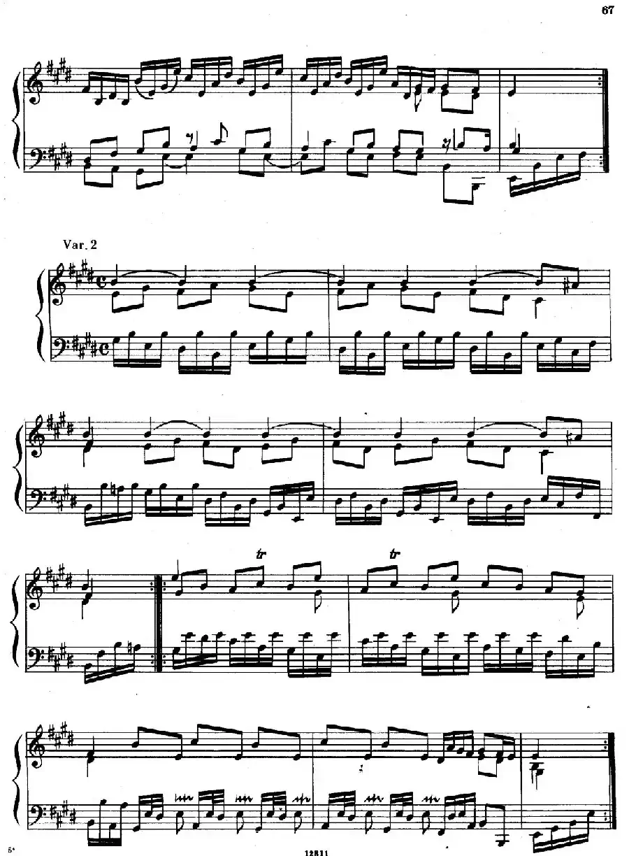 Suite No.5 in E Major HWV 430(E大调第五组曲)