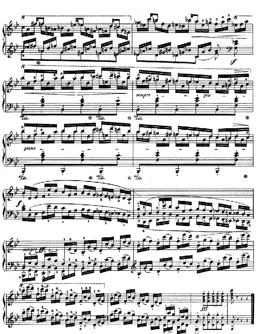 降B大调莫扎特主题变奏曲 Op.2(为钢琴与乐队而作)