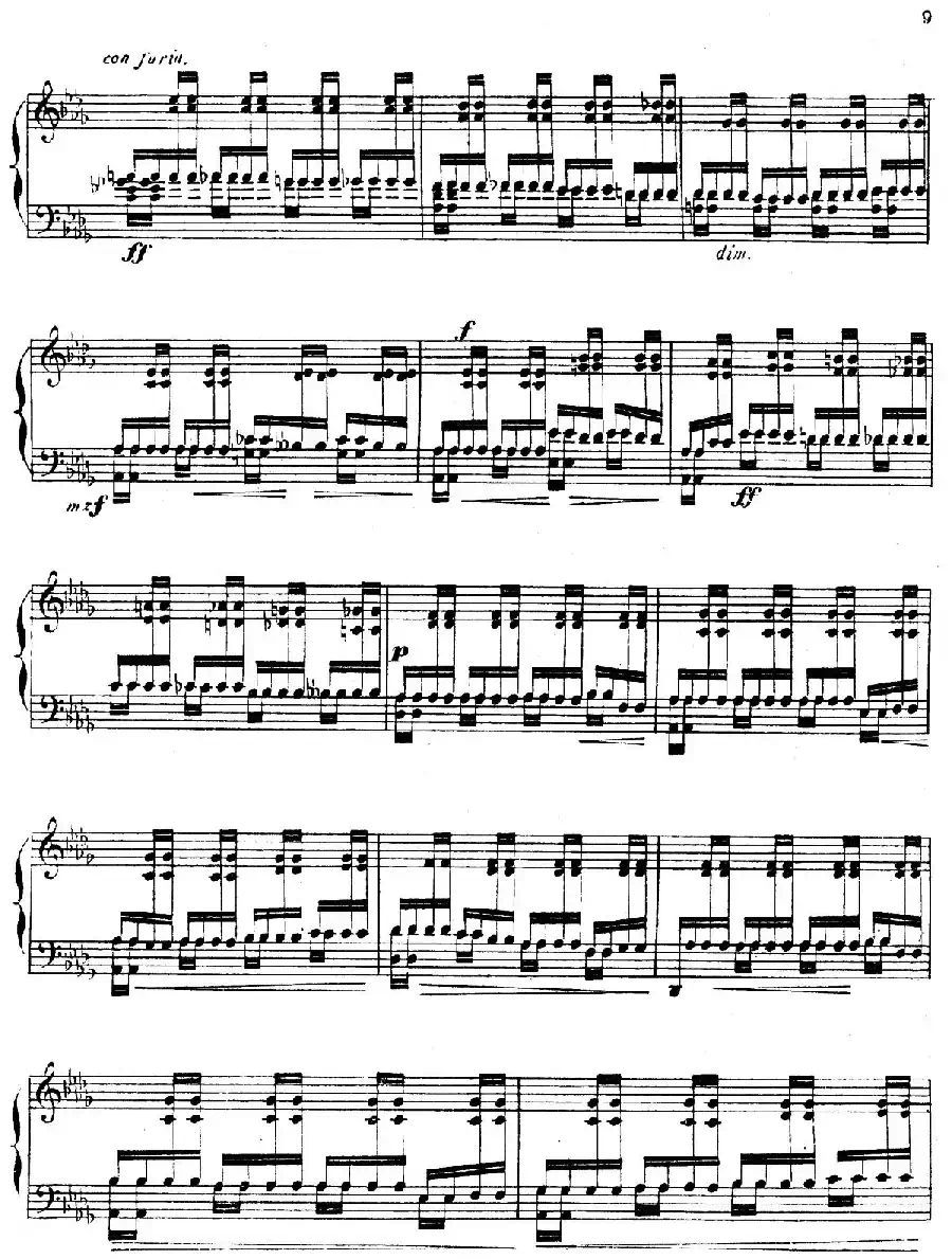 Grande Etude de Concert Tremolo Op.58(音乐会练习曲“震音”)