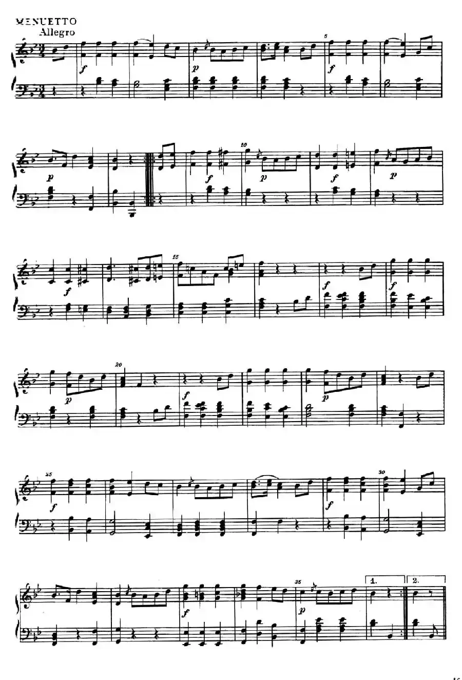 降B大调钢琴奏鸣曲 (Piano Sonata in B-flat Major Op.1)