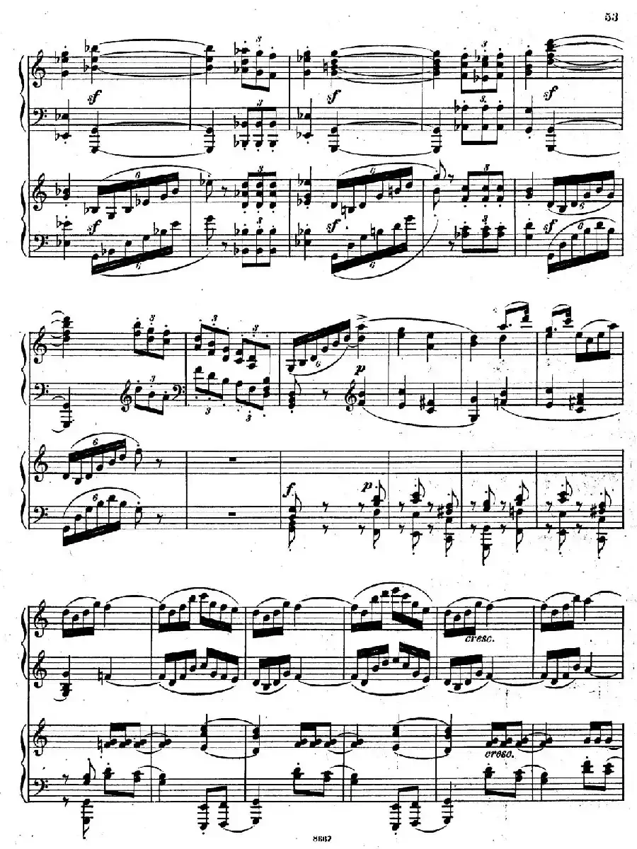 Symphony No.4 in e Minor Op.98(e小调第四交响曲·双钢琴)