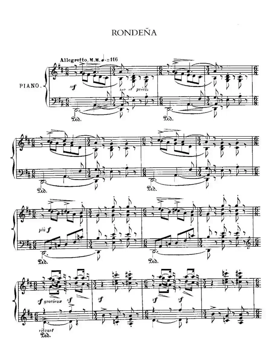 Iberia Suite:Rondena(伊贝利亚组曲)