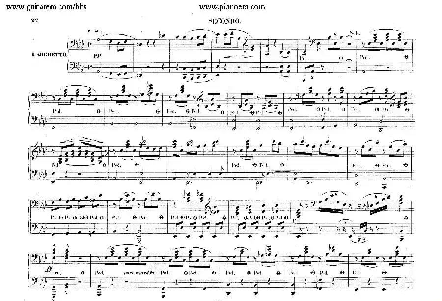 Piano Concerto No.2 in f Minor Op.21(f小调第二钢琴协奏曲·四手联弹版)