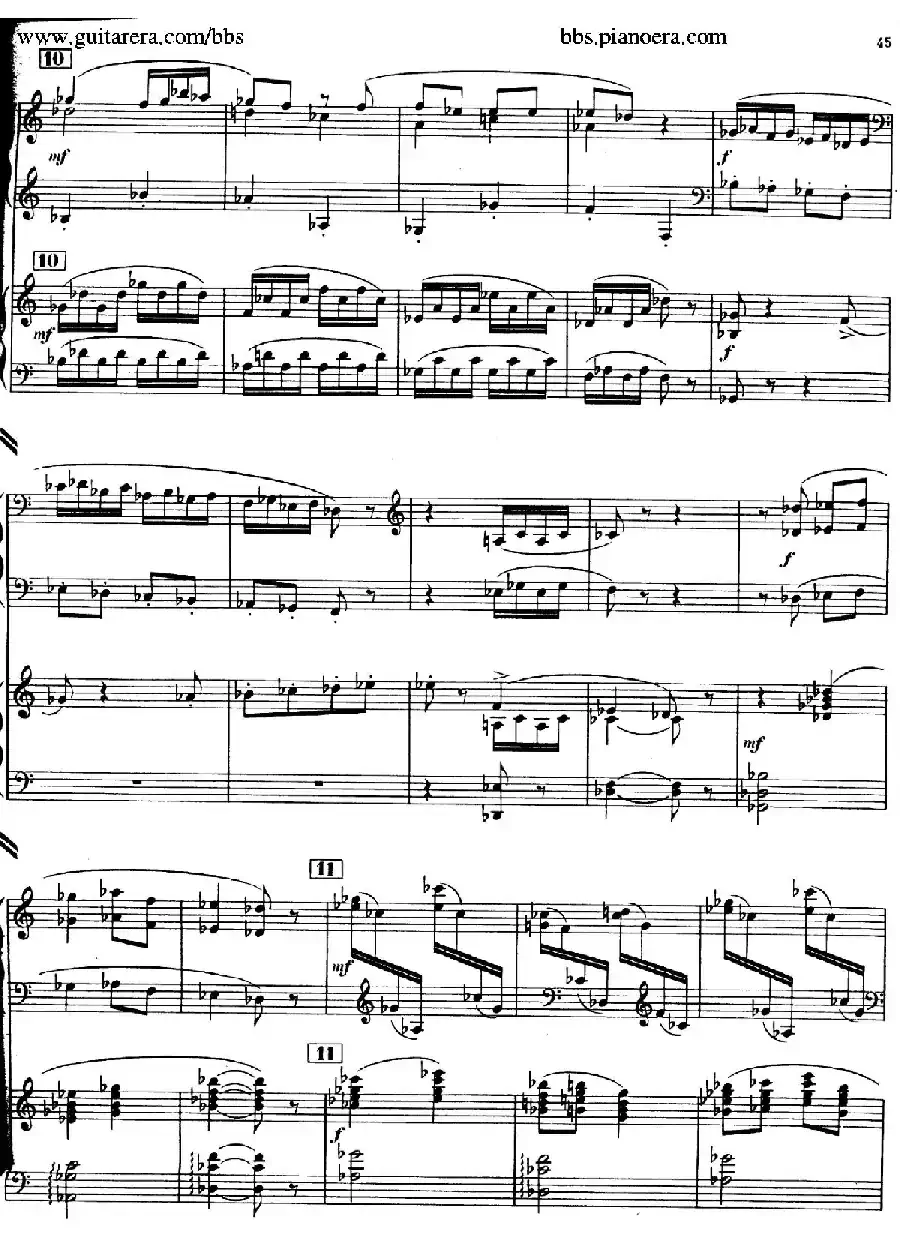 Piano Concerto in c-sharp Minor(升c小调钢琴协奏曲·第三乐章)