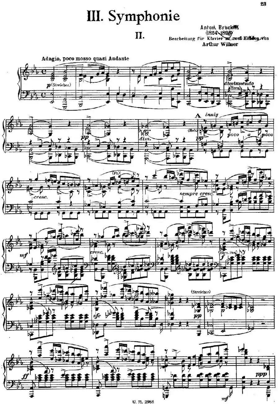 Symphony No.3 in d Minor - Solo Piano(d小调第三交响曲·钢琴独奏版·Ⅱ)
