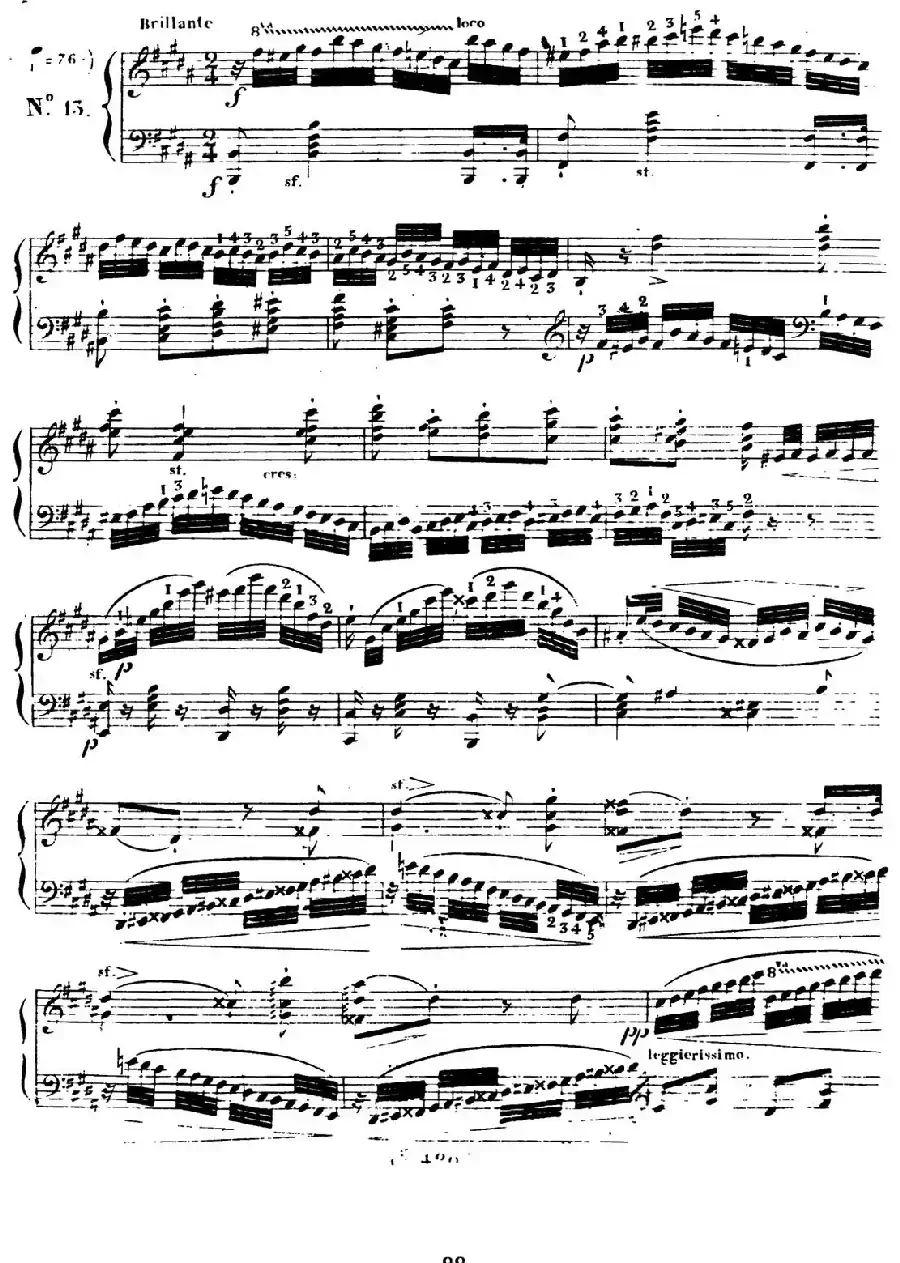 24 Exercices et Preludes Op.21(24首前奏练习曲·13)