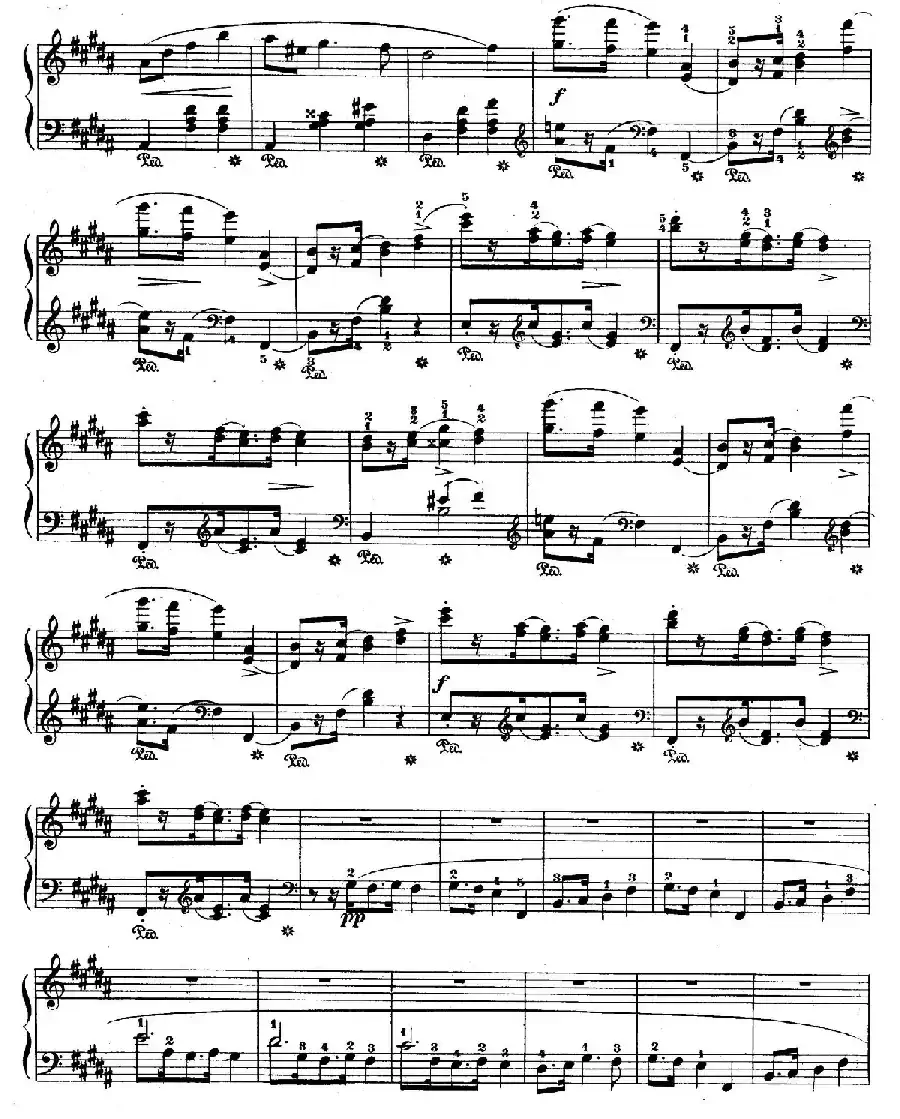 Quatre Mazurkas Op.33(4首玛祖卡舞曲·4)