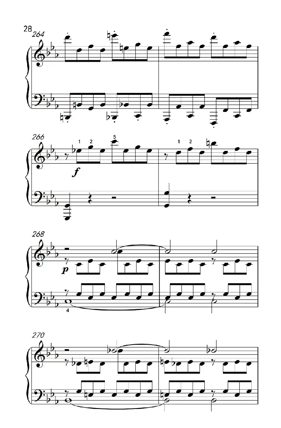 第八钢琴奏鸣曲(悲怆) 极慢的慢板序奏转辉煌的快板