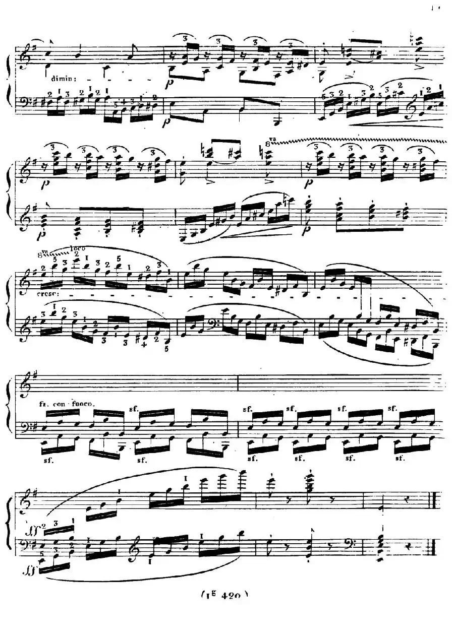 24 Exercices et Preludes Op.21(24首前奏练习曲·10)
