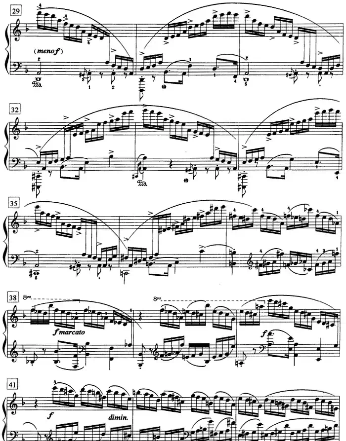 钢琴教程第八级 练习曲(Op.10 No.8)