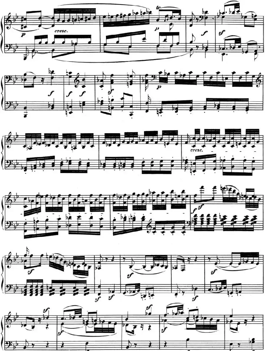 贝多芬钢琴奏鸣曲11 降B大调 Op.22 B-flat major