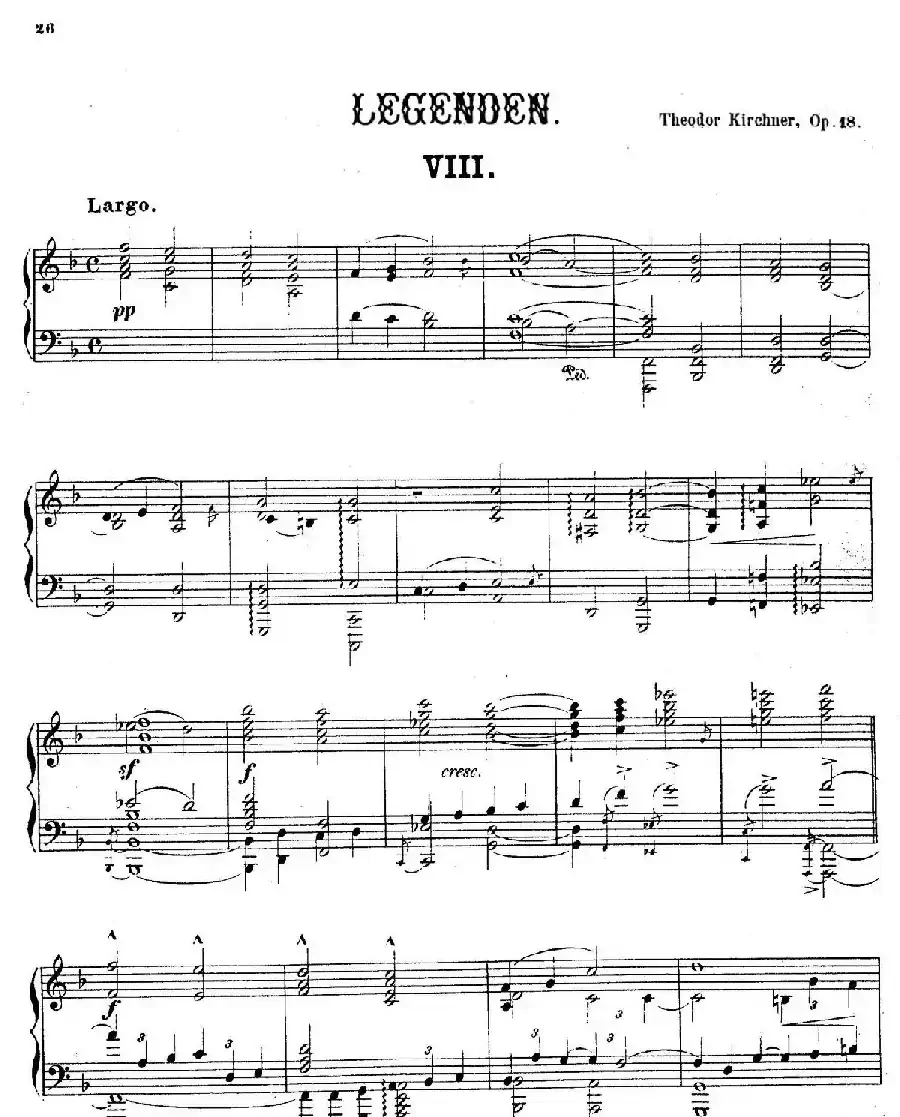 Legenden Op.18(9首传奇·Ⅷ)