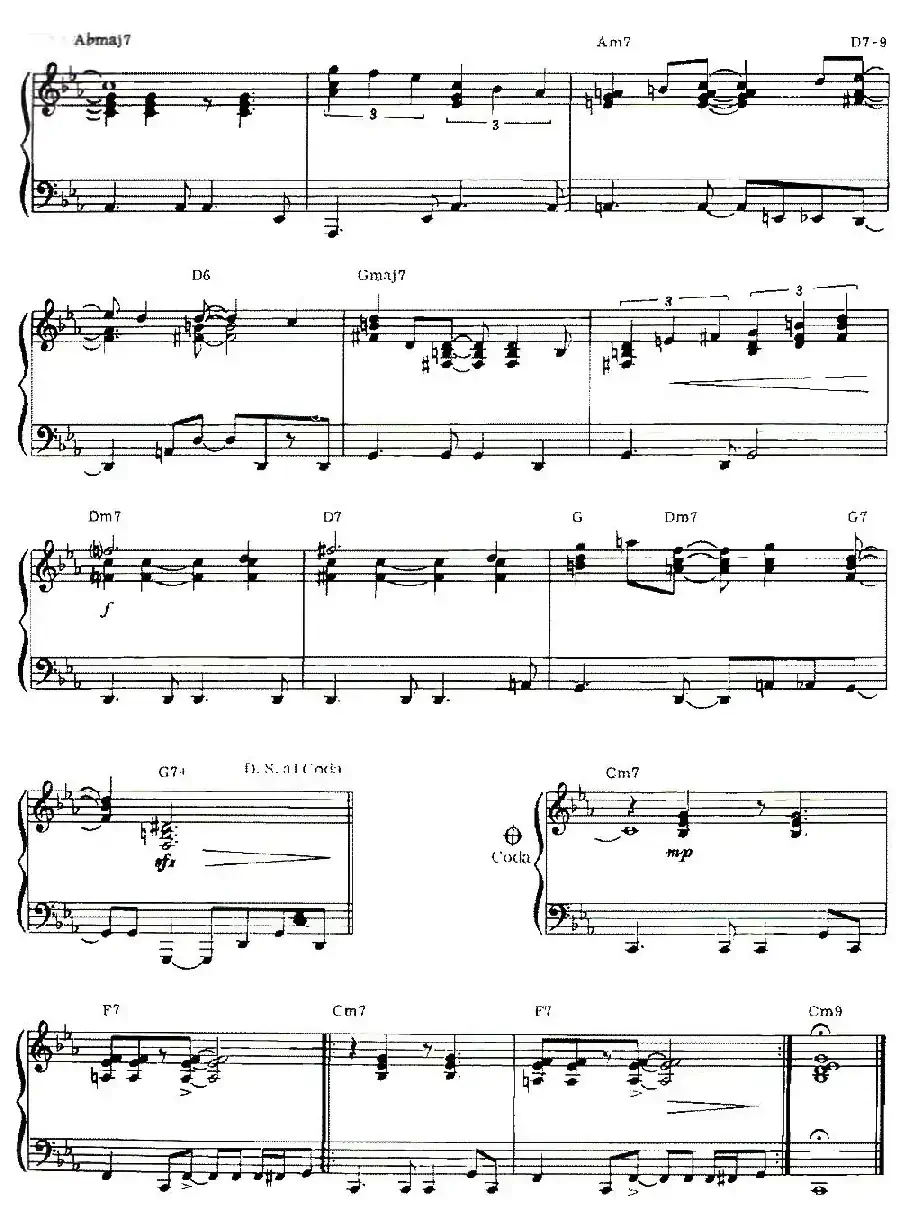 100首欧美流行歌曲钢琴独奏:THIS MASQUERADE