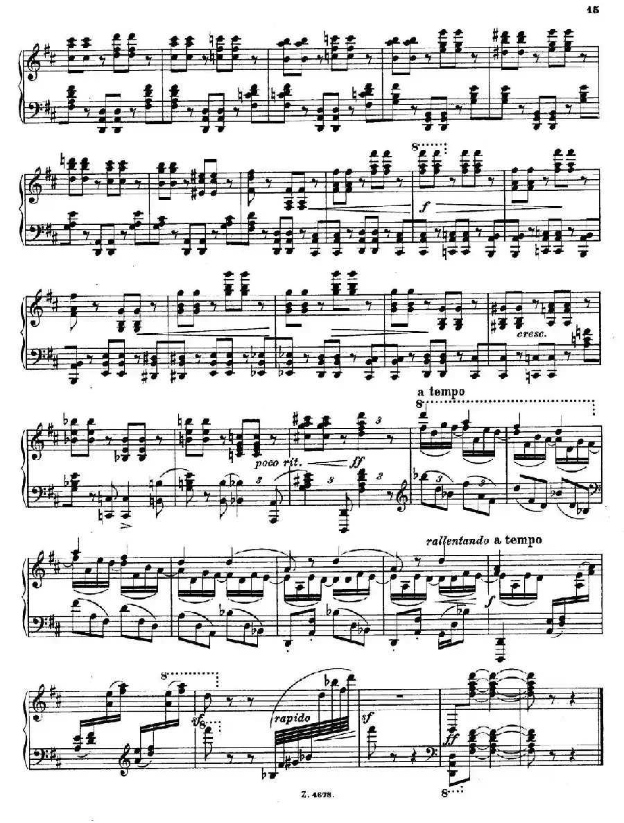 Charakterskizzen Op.40(个性素描 4. 万花筒 Kaleidoskop)