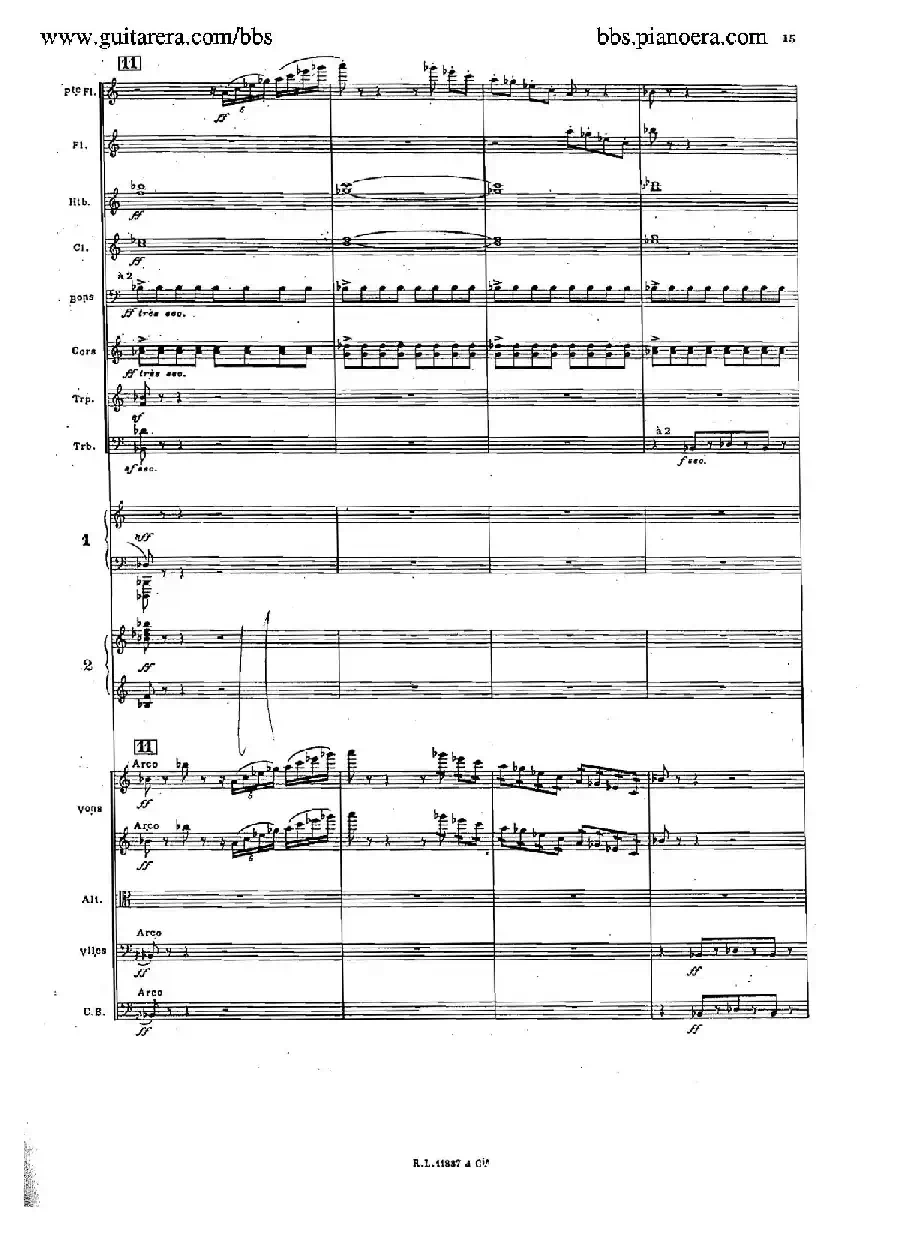Concerto for 2 Pianos in d Minor(d小调双钢琴协奏曲·总谱)