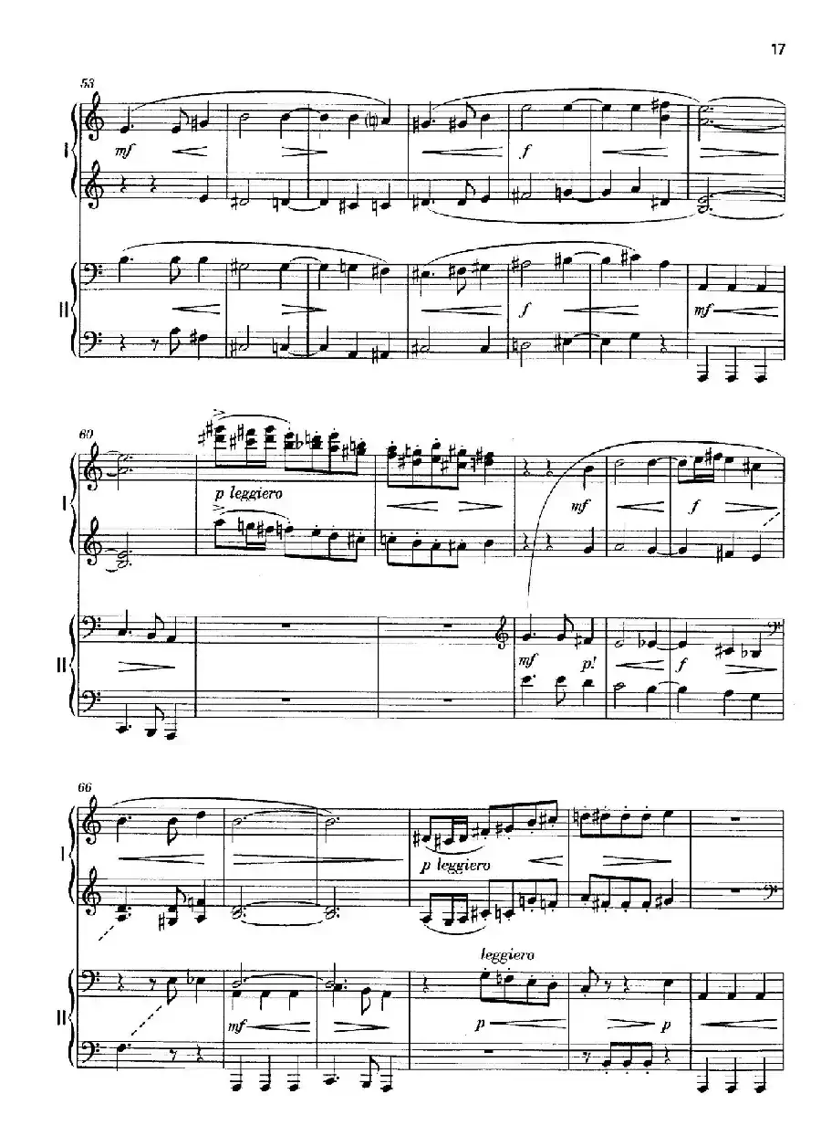 Vier Bagatellen Op.70(4首小品·Ⅱ·四手联弹)
