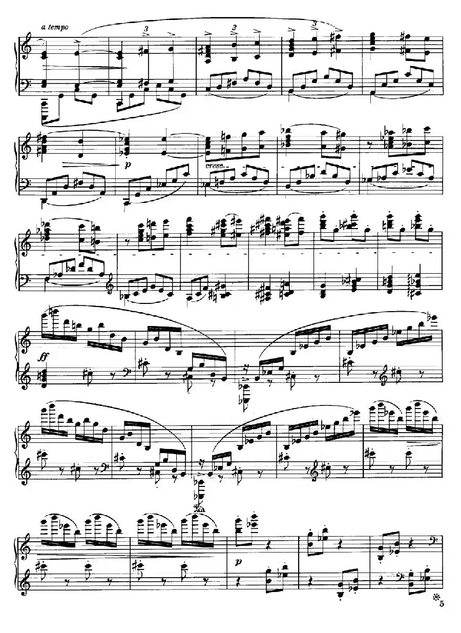 Four Rhapsodies Op.11(4首狂想曲·Ⅲ)