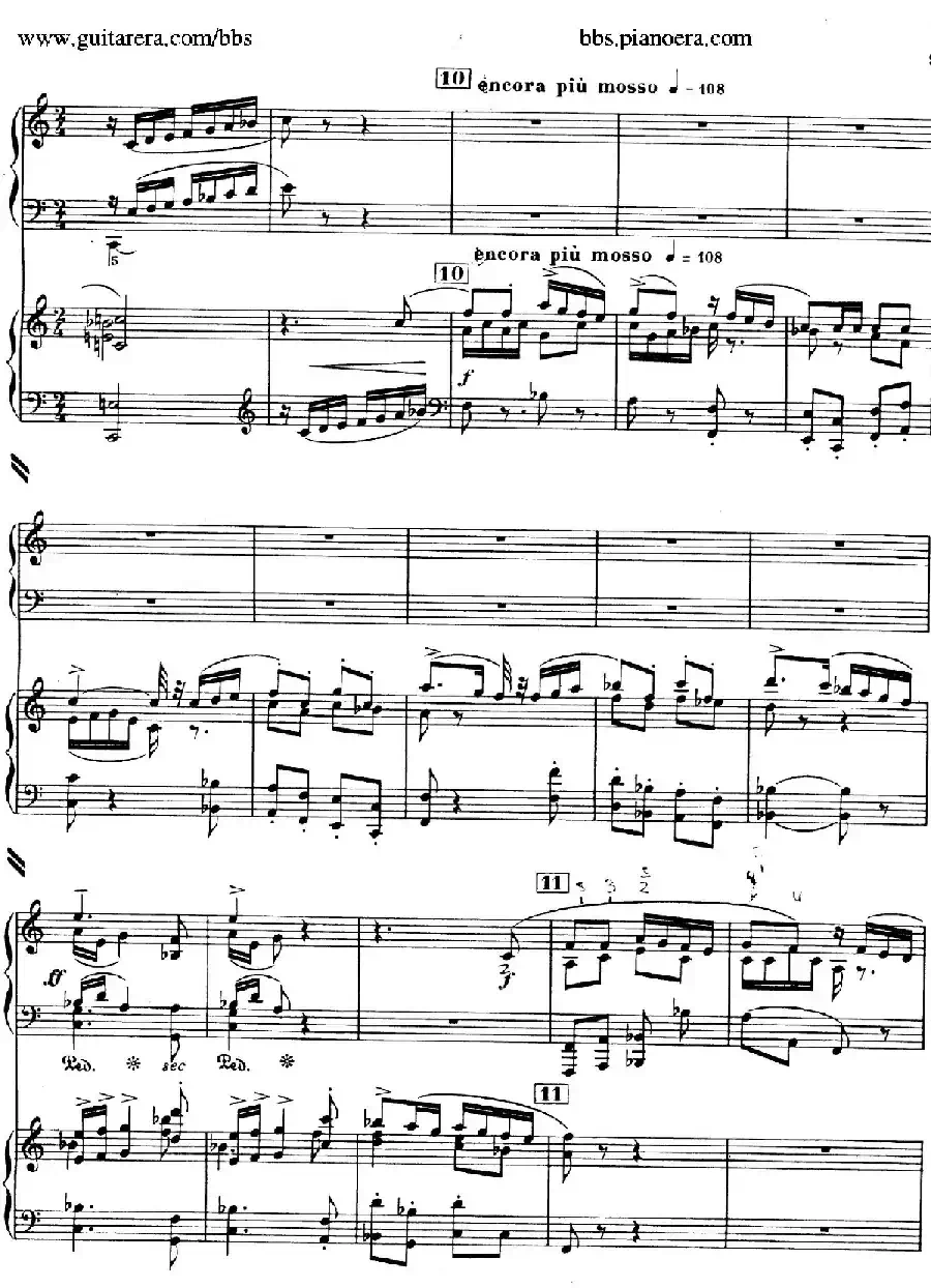 Piano Concerto in c-sharp Minor (升c小调钢琴协奏曲·第一乐章)