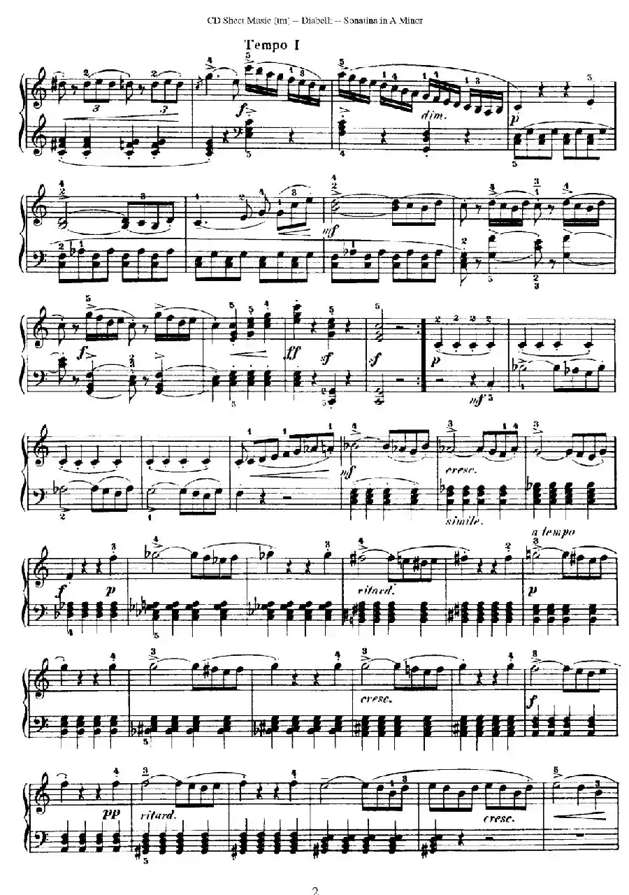 7 Piano Sonatinas Op.168(7首钢琴小奏鸣曲 No.7)