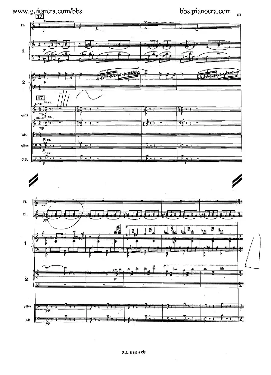 Concerto for 2 Pianos in d Minor(d小调双钢琴协奏曲·总谱)