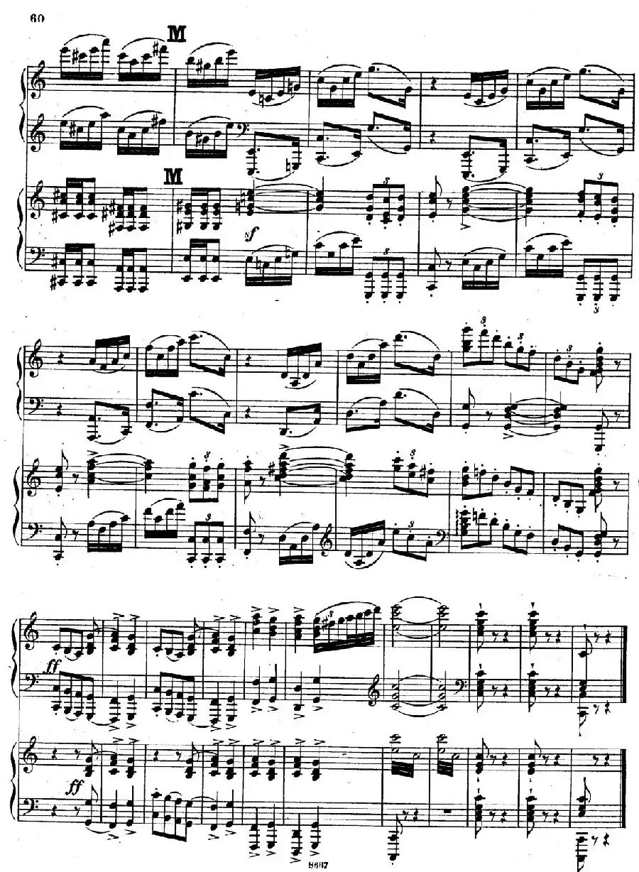 Symphony No.4 in e Minor Op.98(e小调第四交响曲·双钢琴)