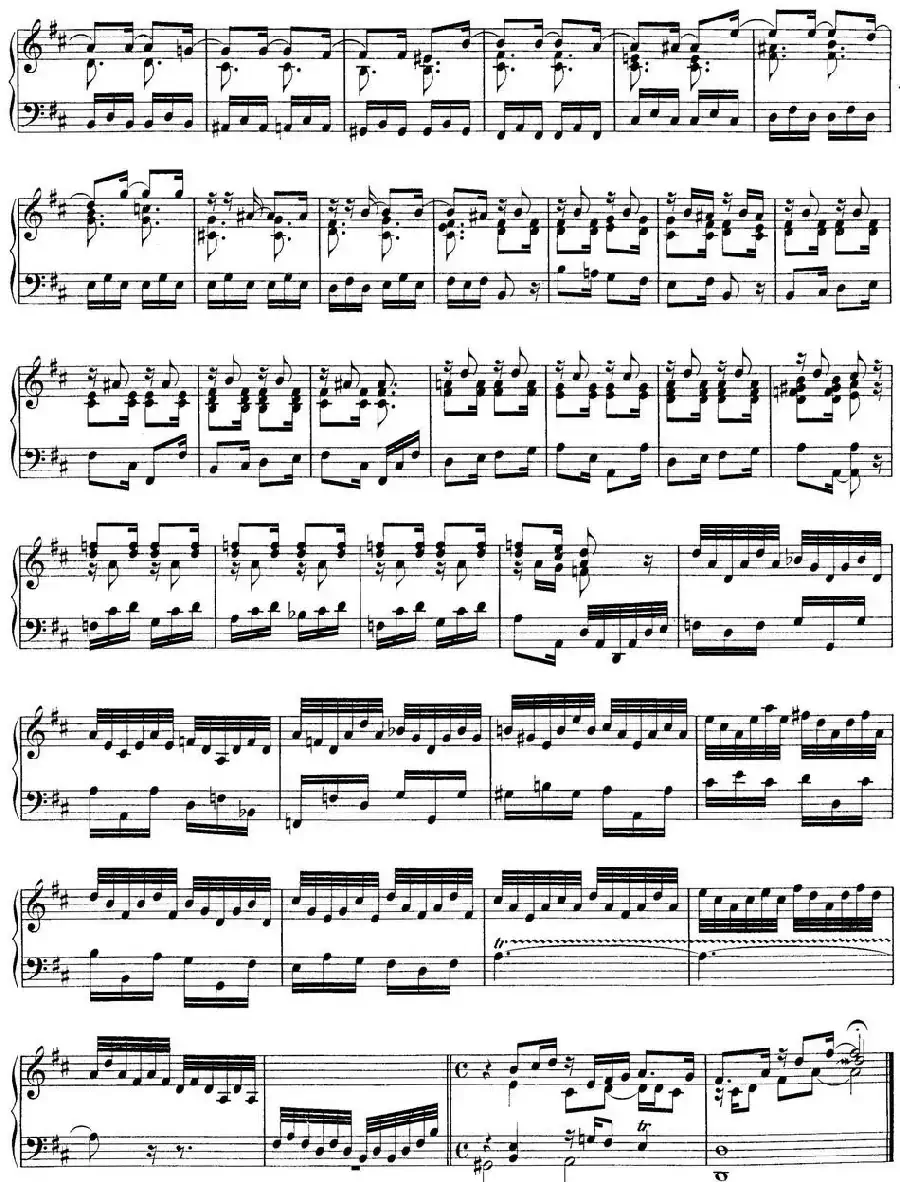 Toccata BWV 912(7首托卡塔·No.3 D大调)