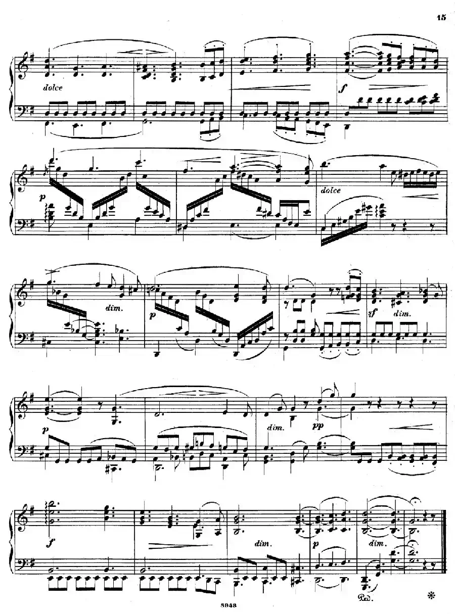 Piano Sonata in e Minor Op.28(e小调钢琴奏鸣曲)