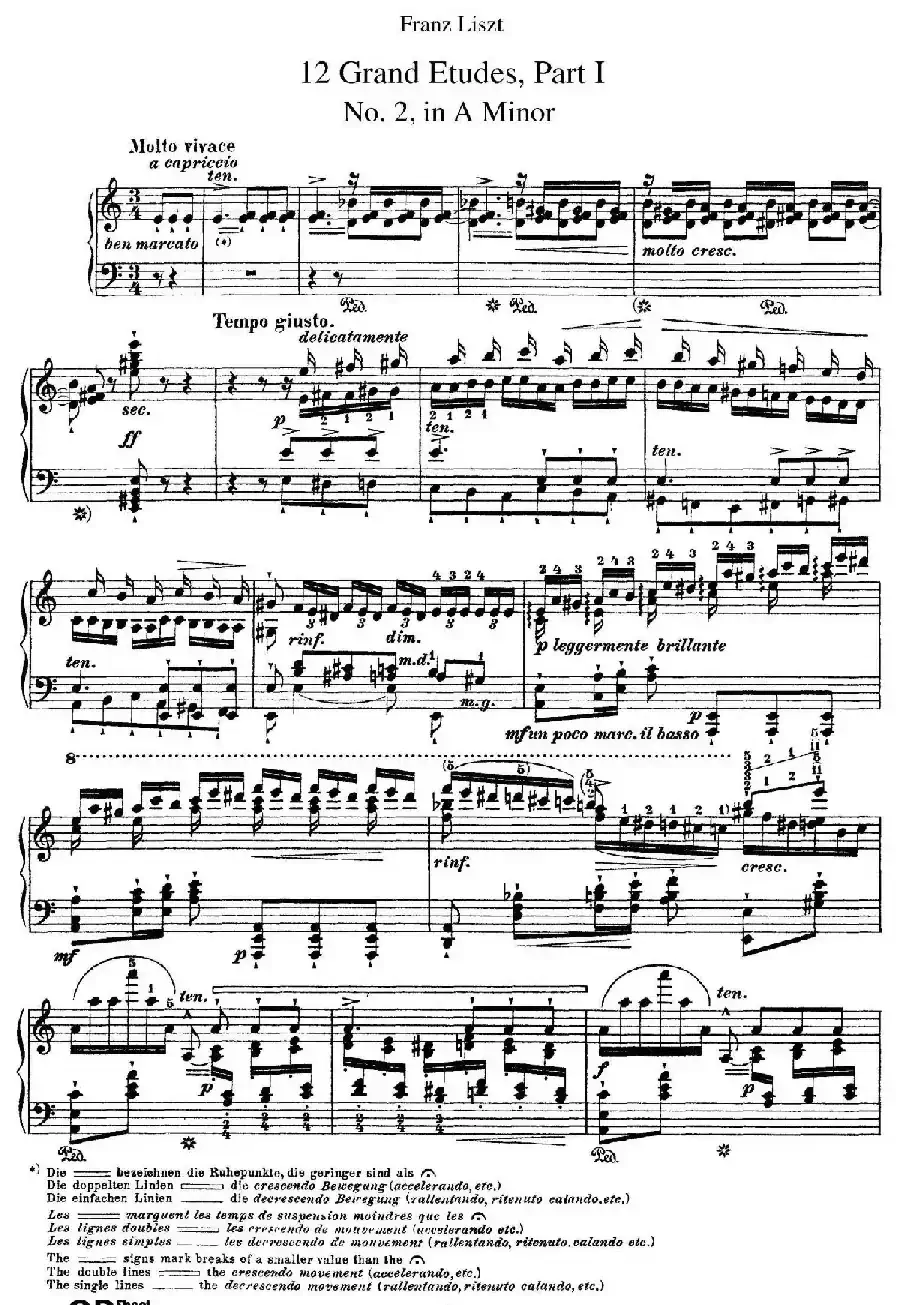 12 Grand Etudes S.137(12首华丽的练习曲·2)