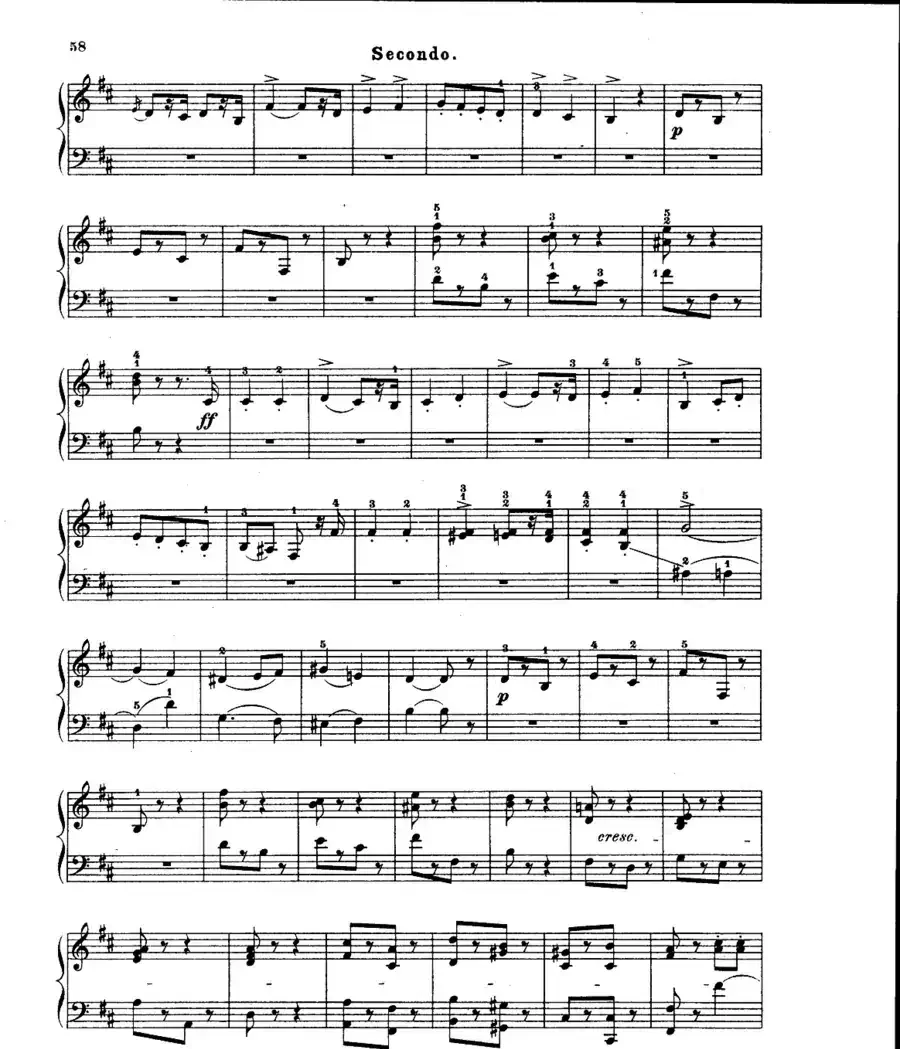L'Arlesienne Suite No·2(阿莱城姑娘·第二组曲·四手联弹)