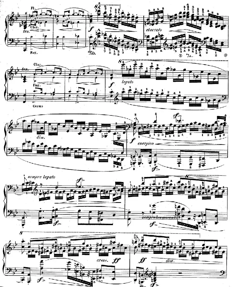 降B大调莫扎特主题变奏曲 Op.2(为钢琴与乐队而作)