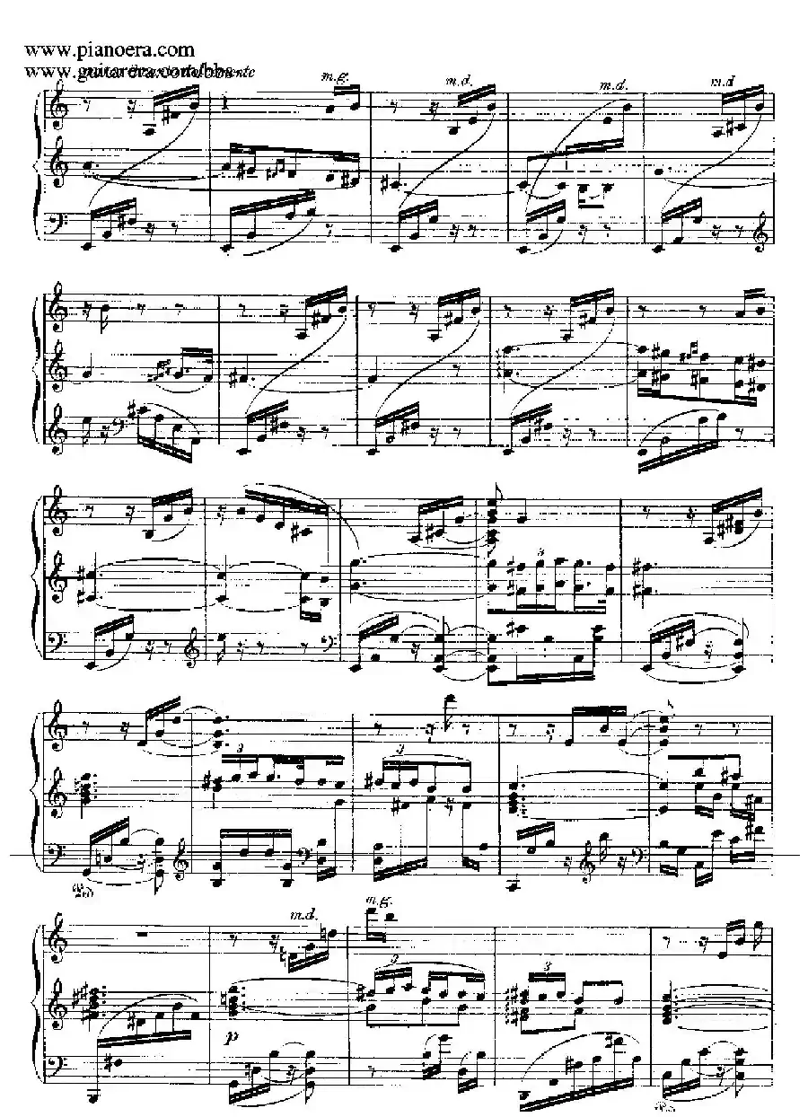 Goyescas(戈雅之画)(6. 幽灵的小夜曲 Serenata Del Espectro)