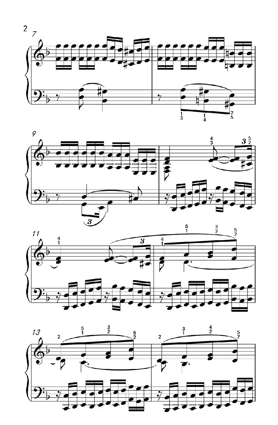 莫什科夫斯基 钢琴练习曲(第九首)