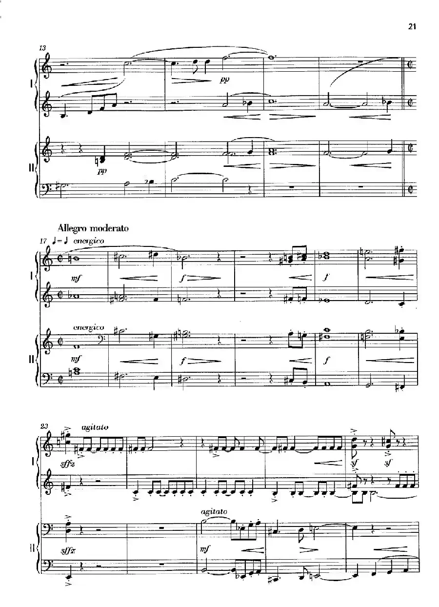 Vier Bagatellen Op.70(4首小品·Ⅲ·四手联弹)