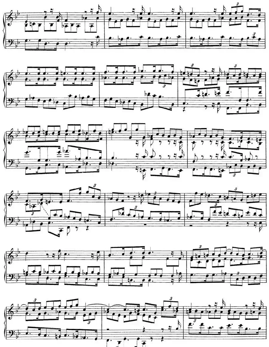 Toccata BWV 915(7首托卡塔·No.6 g小调)