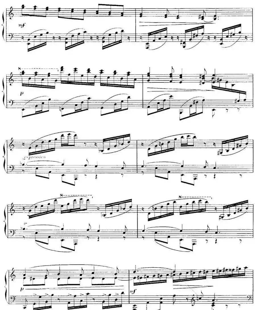 福雷13首船歌:Barcarolle No·9 in A min, Op·101