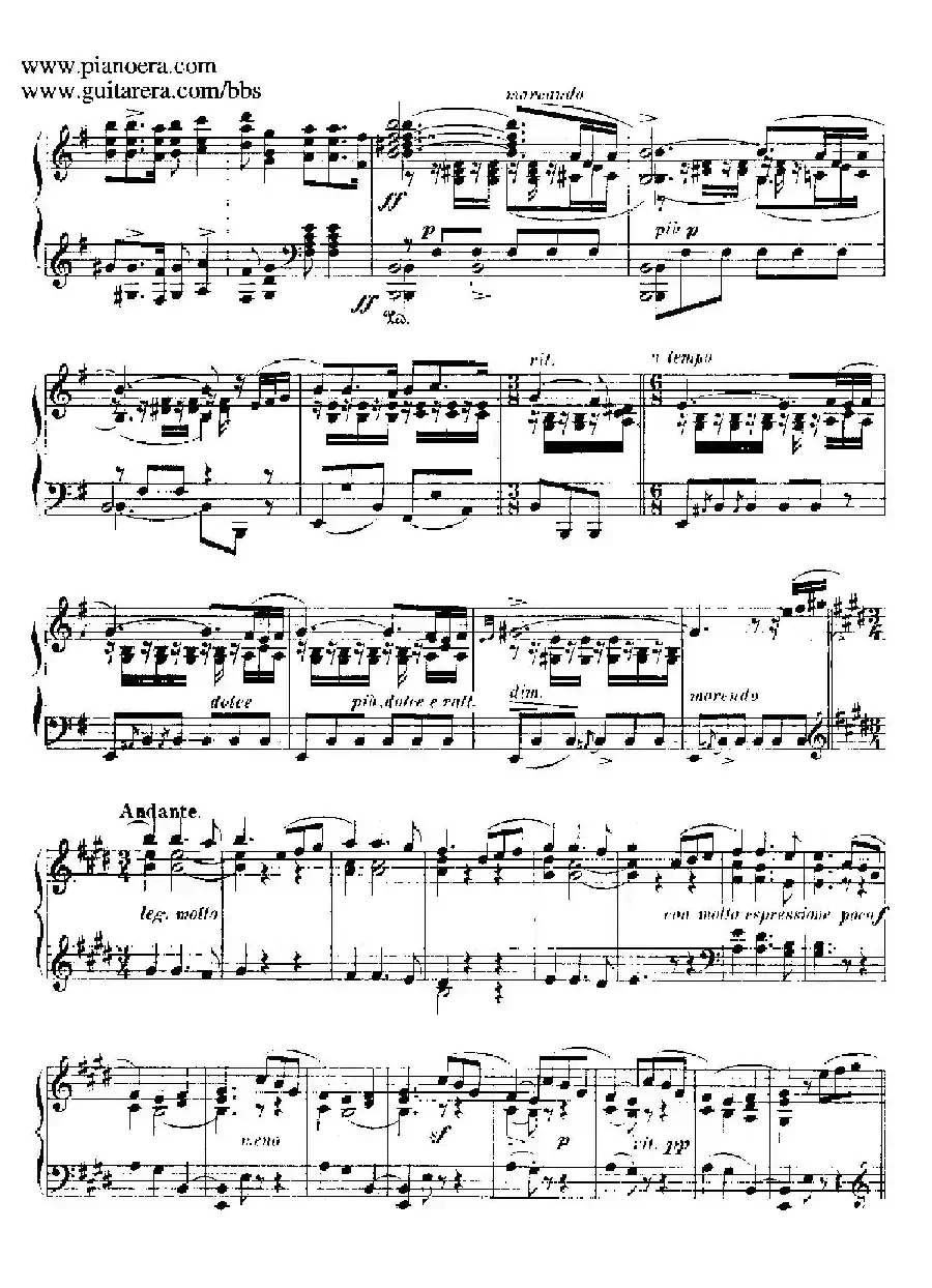 12 Spanish Danses Op.37(12首西班牙舞曲·5)