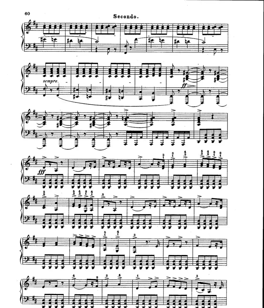 L'Arlesienne Suite No·2(阿莱城姑娘·第二组曲·四手联弹)