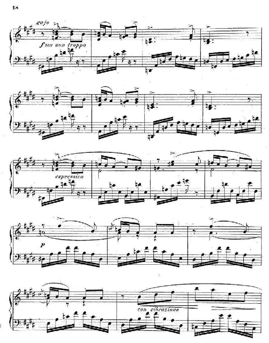 Characteristic Pieces Op.36(8首个性小品·8)