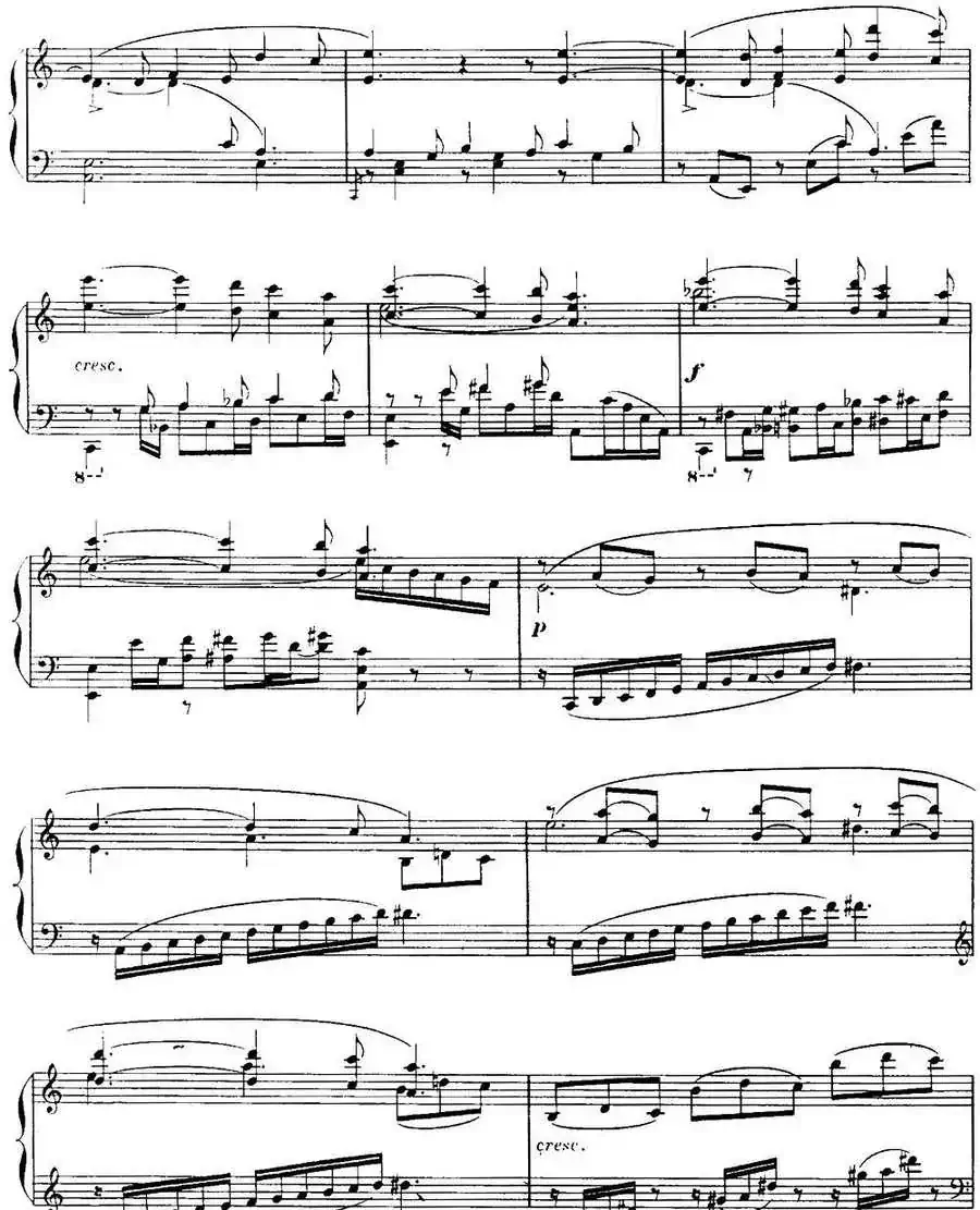 福雷13首船歌:Barcarolle No·9 in A min, Op·101