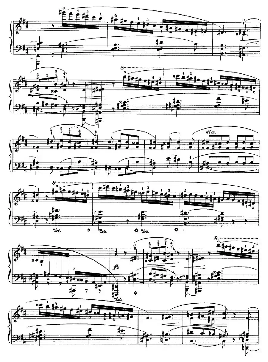 Piano Sonata No.3 in b Minor Op.58(b小调第三钢琴奏鸣曲·第四乐章)