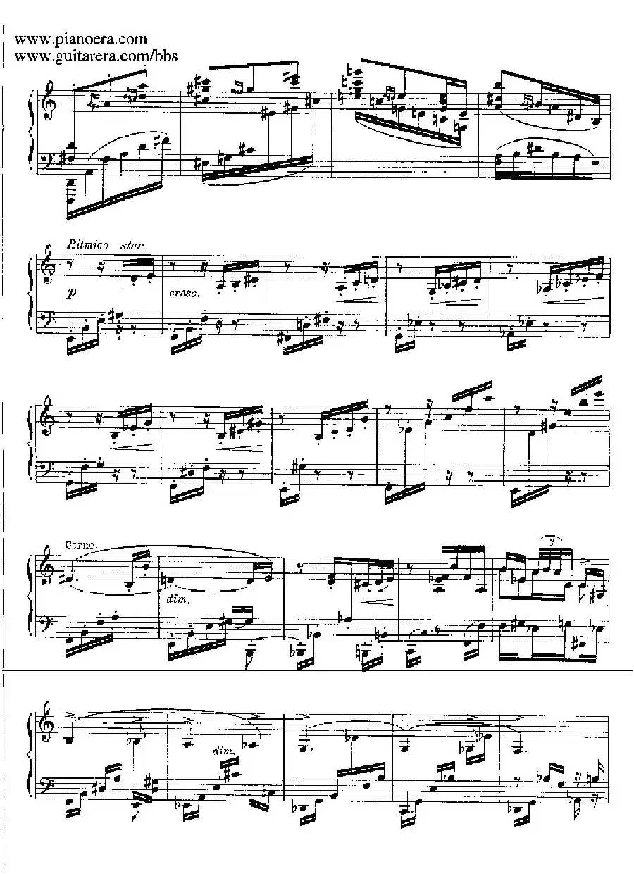 Goyescas(戈雅之画)(6. 幽灵的小夜曲 Serenata Del Espectro)