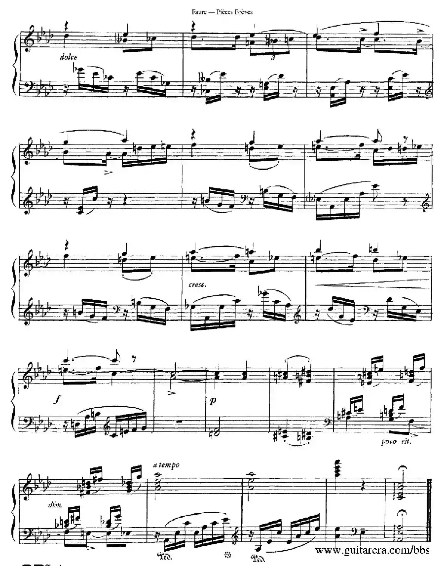 Pieces Breves Op.84(Ⅱ)