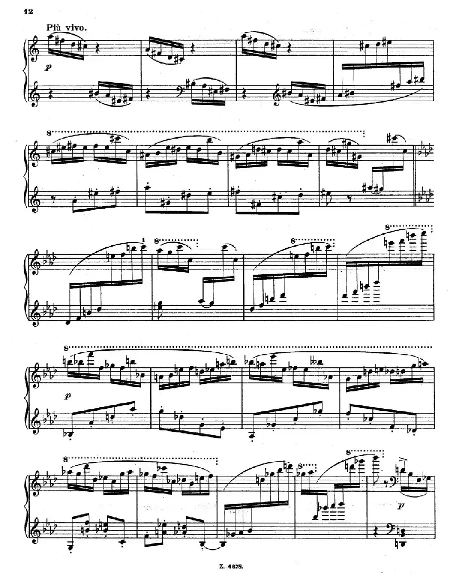 Charakterskizzen Op.40(个性素描 4. 万花筒 Kaleidoskop)