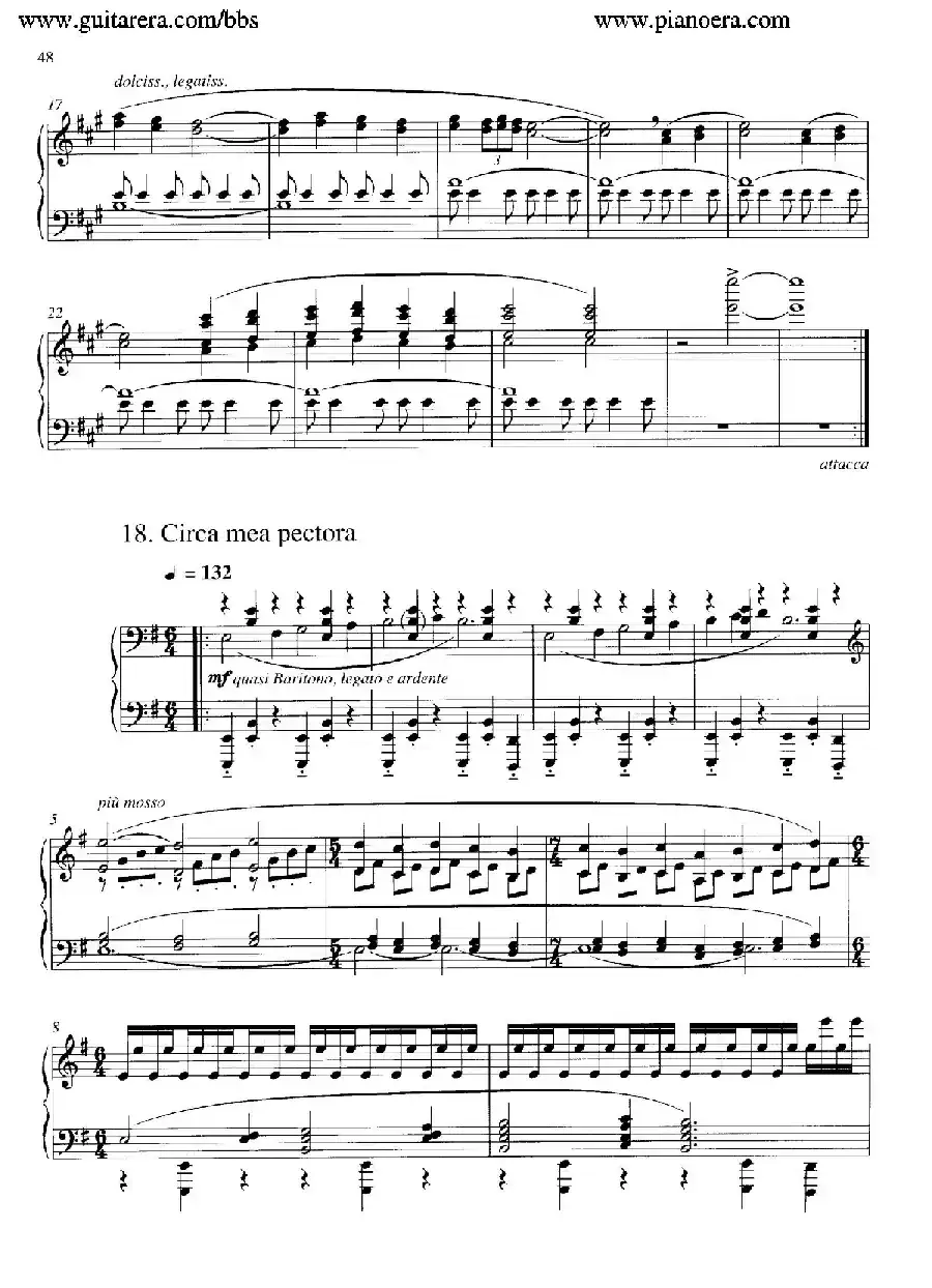 Carmina Burana(布兰诗歌)(清唱剧)