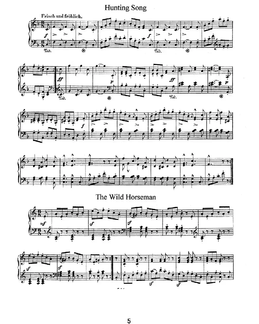 Album für die Jugend Op.68(儿童钢琴曲集)