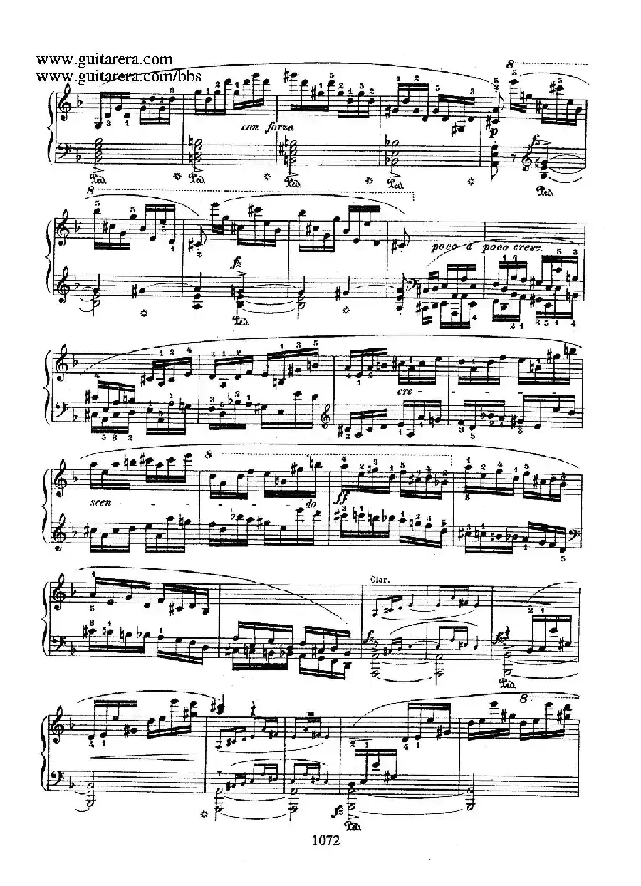 Krakowiak Grand Rondo de Concert Op.14 (克拉科维克音乐会用大回旋曲·钢琴独奏版)